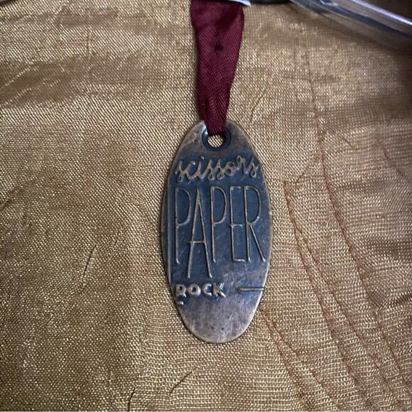 Scissors Paper Rock Vintage Belted Embellished Trench Tan Wild West Coat Jacket - Picture 11 of 11